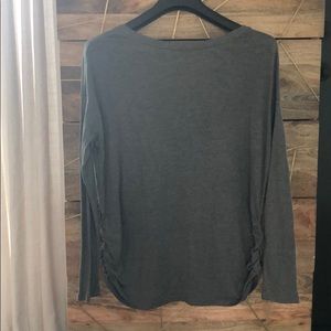 Isabel Maternity by Ingrid & Isabel Tops - Long sleeve grey maternity shirt Isabel Maternity by Ingrid & Isabel Tops - Long sleeve grey maternity shirt